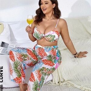 3 piece Bikini with coverup pants